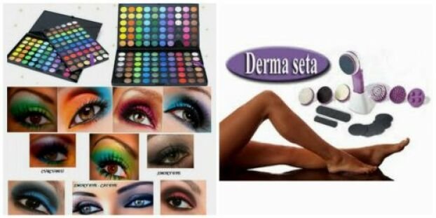 Trusa 120 farduri + Derma Seta + punga cadou